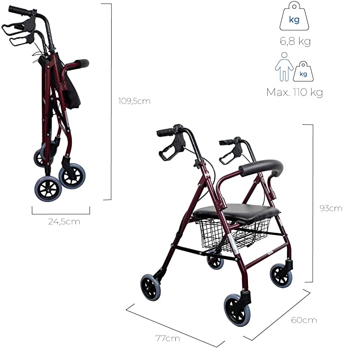 Otra imagen de Andador Mobiclinic freno maneta